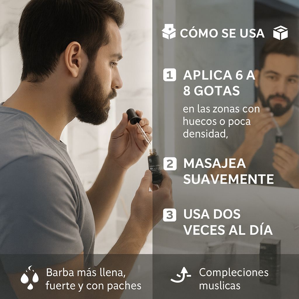 Spectral Beard - Activa el crecimiento donde tu barba no responde