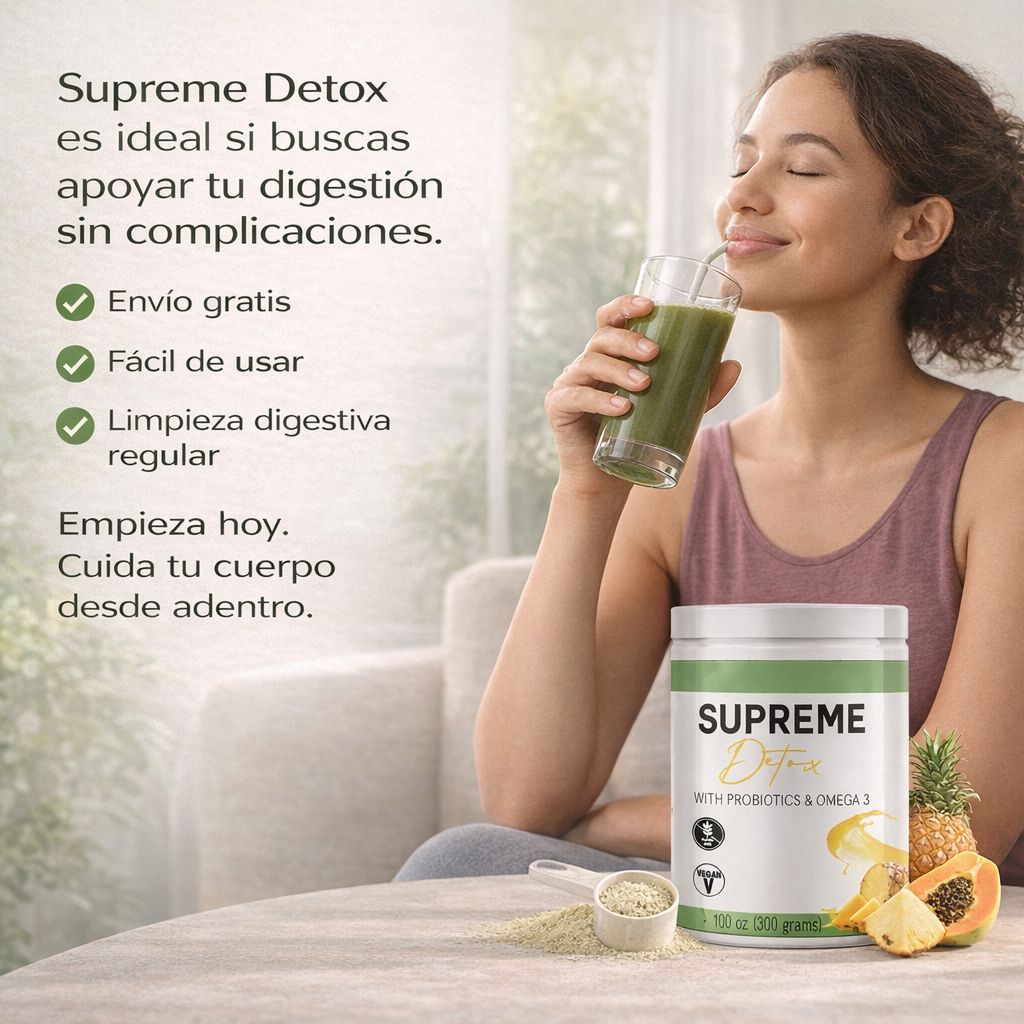 Supreme - Menos hinchazón, más comodidad después de comer