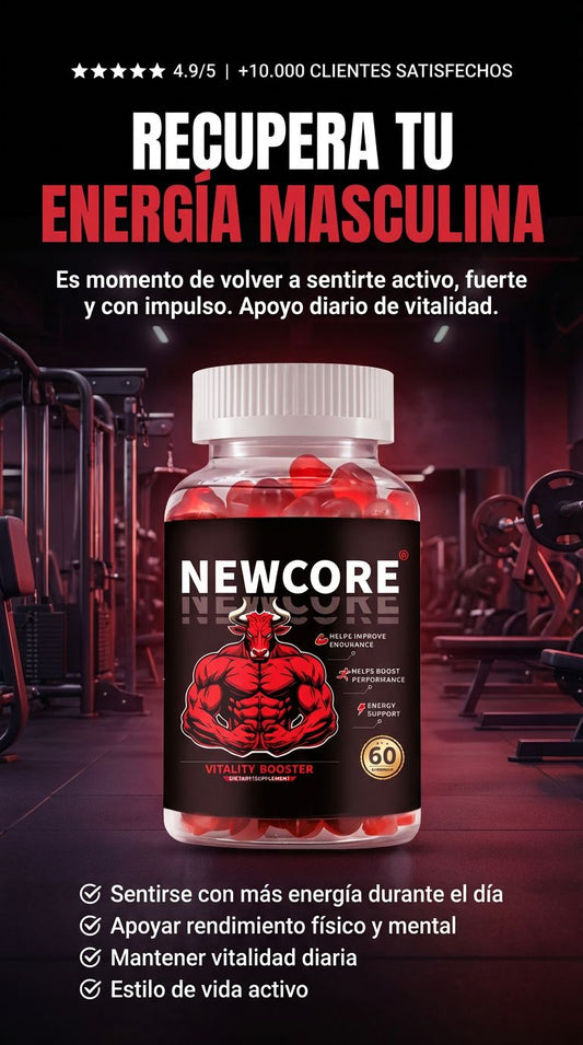 NEWCORE Vital Force – Gomitas de Energía y Rendimiento Masculino