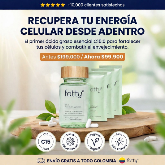 Fatty15 – Complemento alimenticio para tu día a día