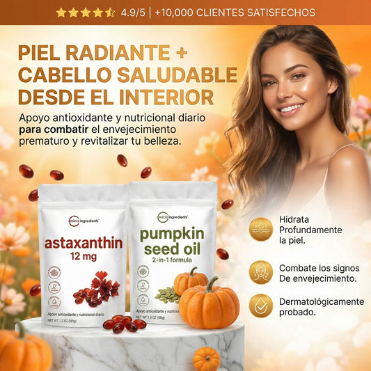 Pumpkin + Asta - Fórmula Dual Antioxidante