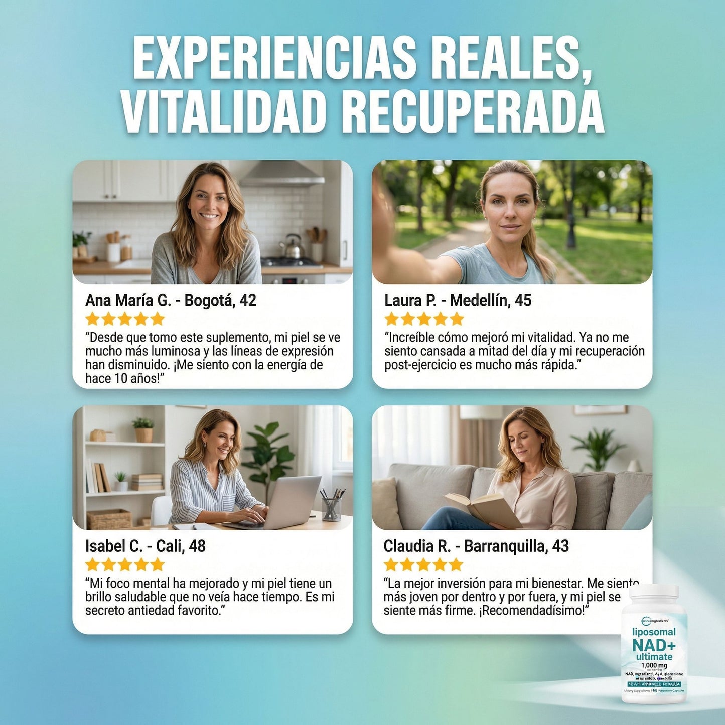 Liposomal NAD™ Pro- Apoyo celular diario para mantener tu energía y vitalidad.