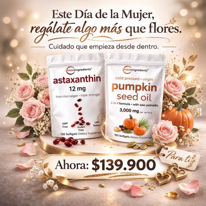 Pumpkin + Asta - Fórmula Dual Antioxidante