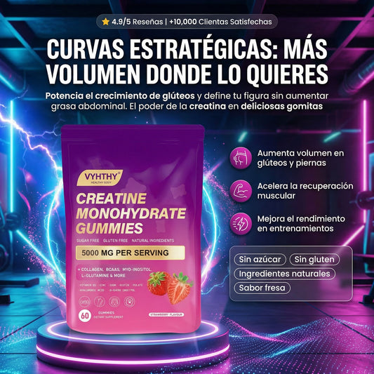 Creatine Monohydrate Gummies - Curvas poderosas