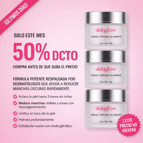 SkinGlow - Crema Aclarante