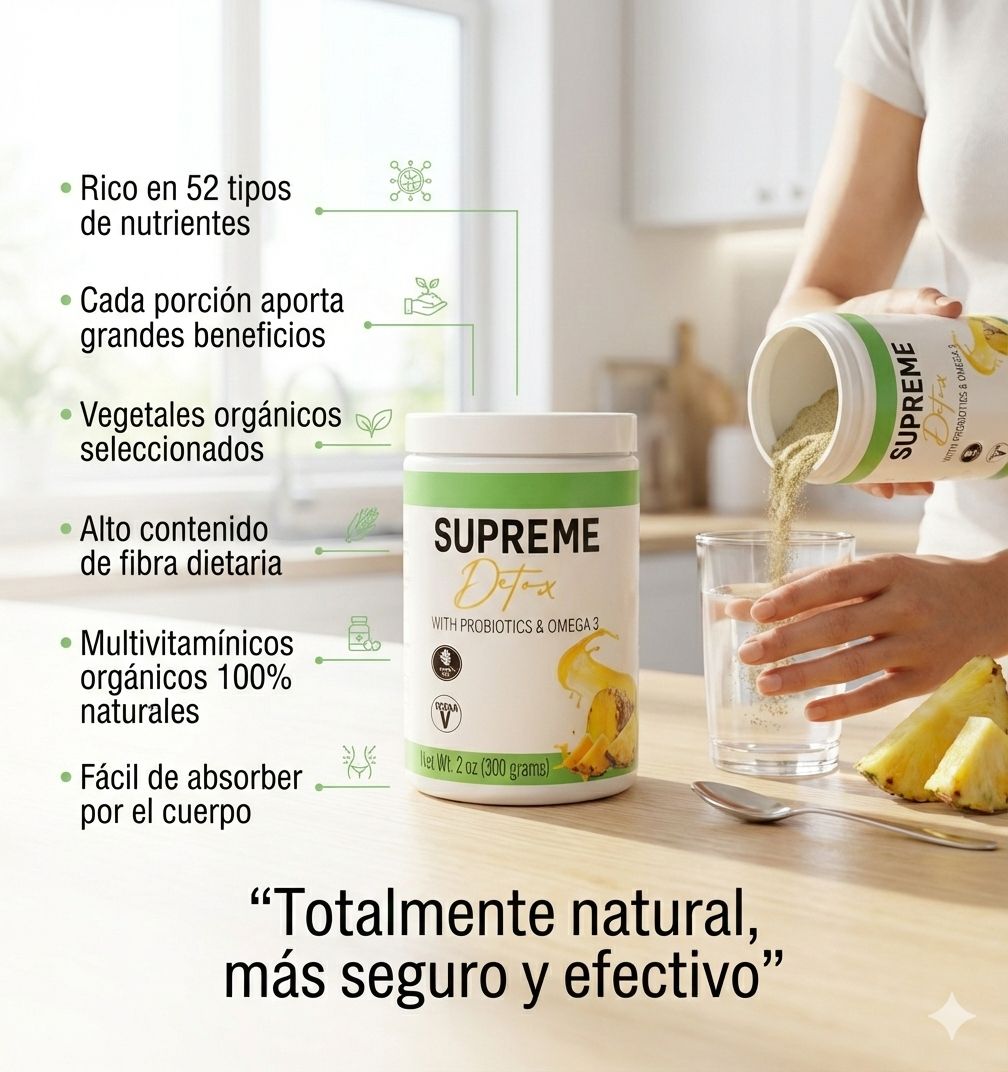Supreme - Menos hinchazón, más comodidad después de comer