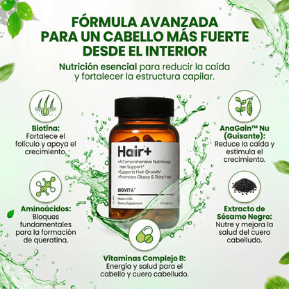 Hair+ - Es parte de tu rutina diaria de cuidado capilar.
