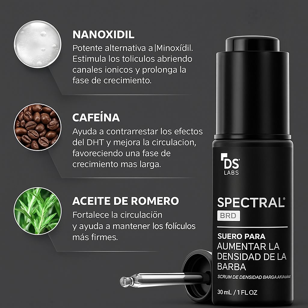 Spectral Beard - Activa el crecimiento donde tu barba no responde
