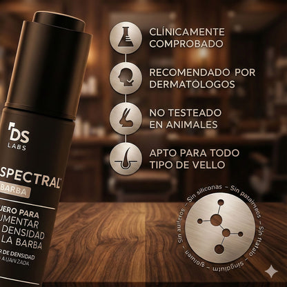 Spectral Beard - Activa el crecimiento donde tu barba no responde