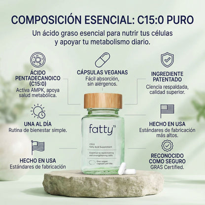 Fatty15 – Complemento alimenticio para tu día a día