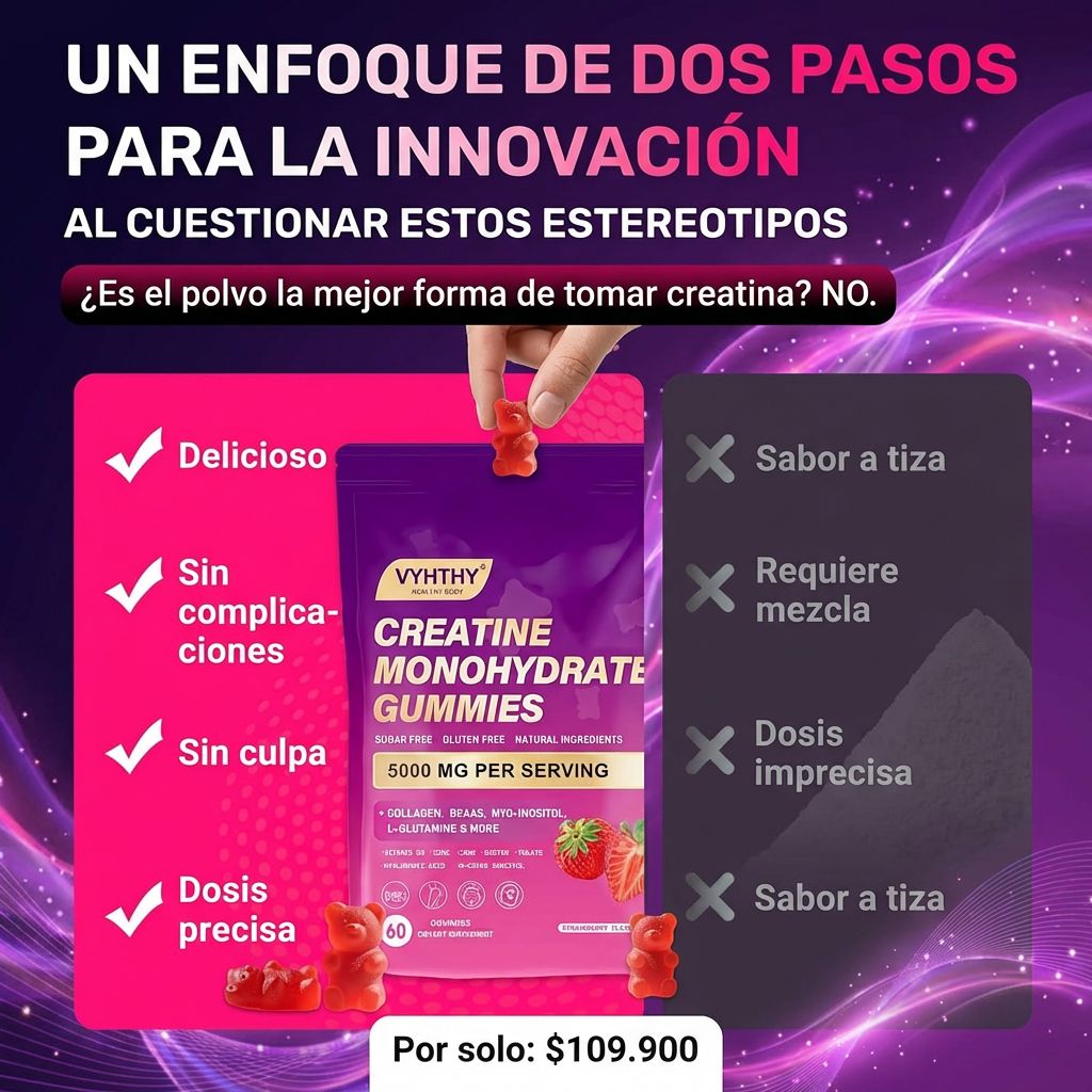 Creatine Monohydrate Gummies - Curvas poderosas
